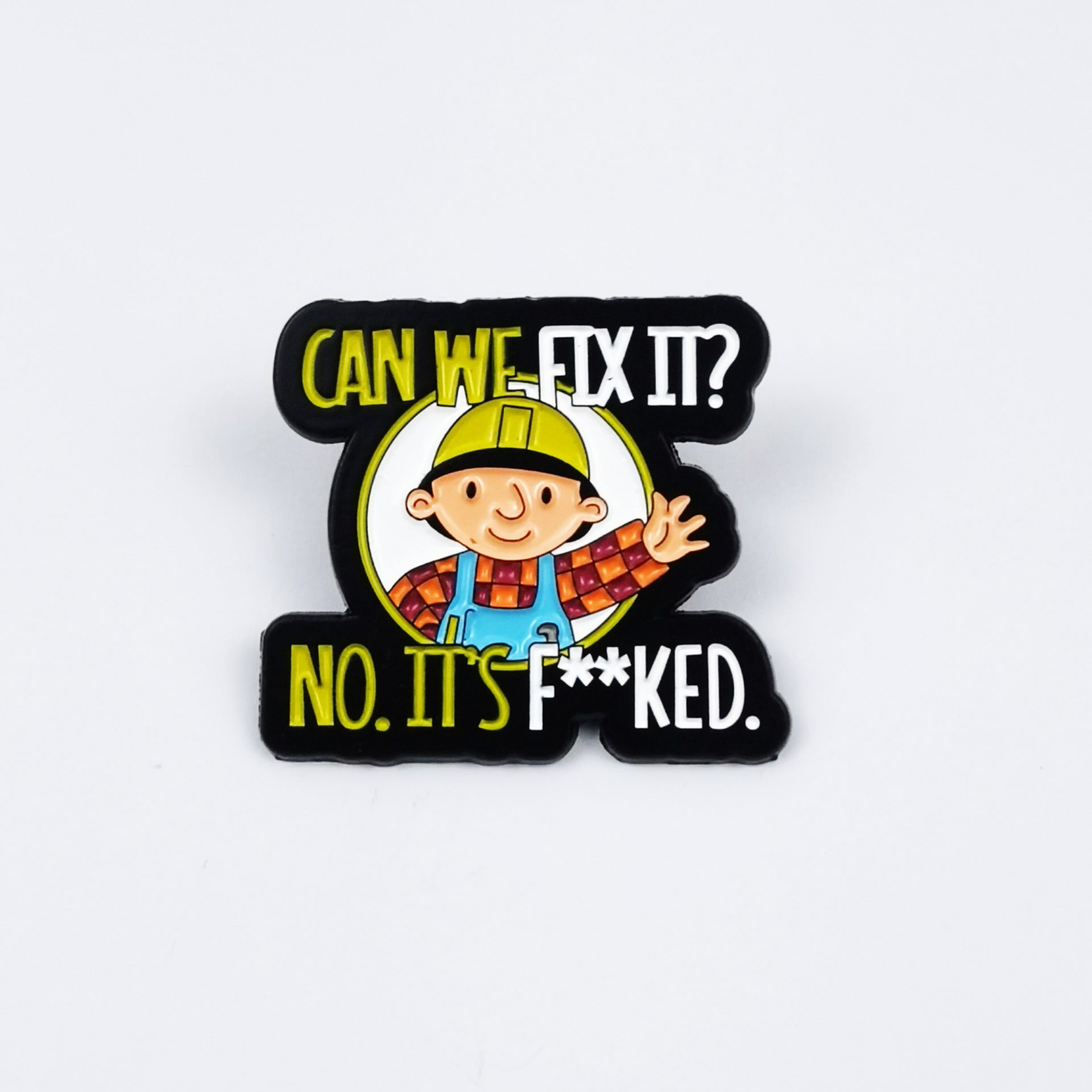 Wholesale Cartoon Duck series cute English letter brooch