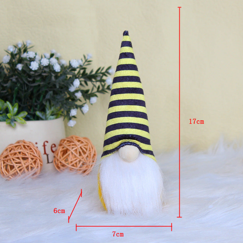 Wholesale Bee Festival Faceless Doll Fabric Ornaments