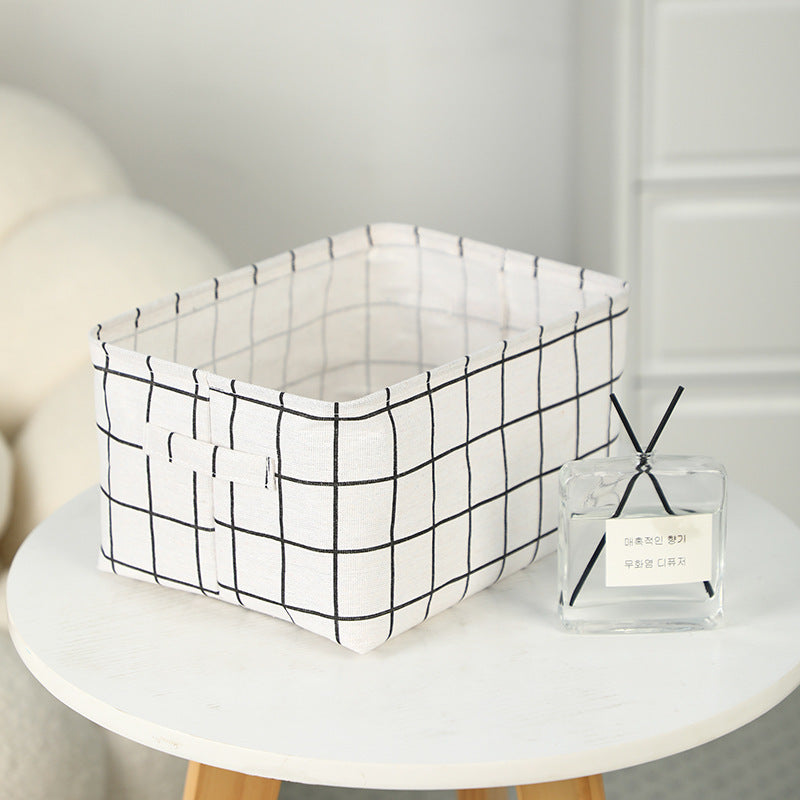 Wholesale Canvas Foldable Desktop Storage Box