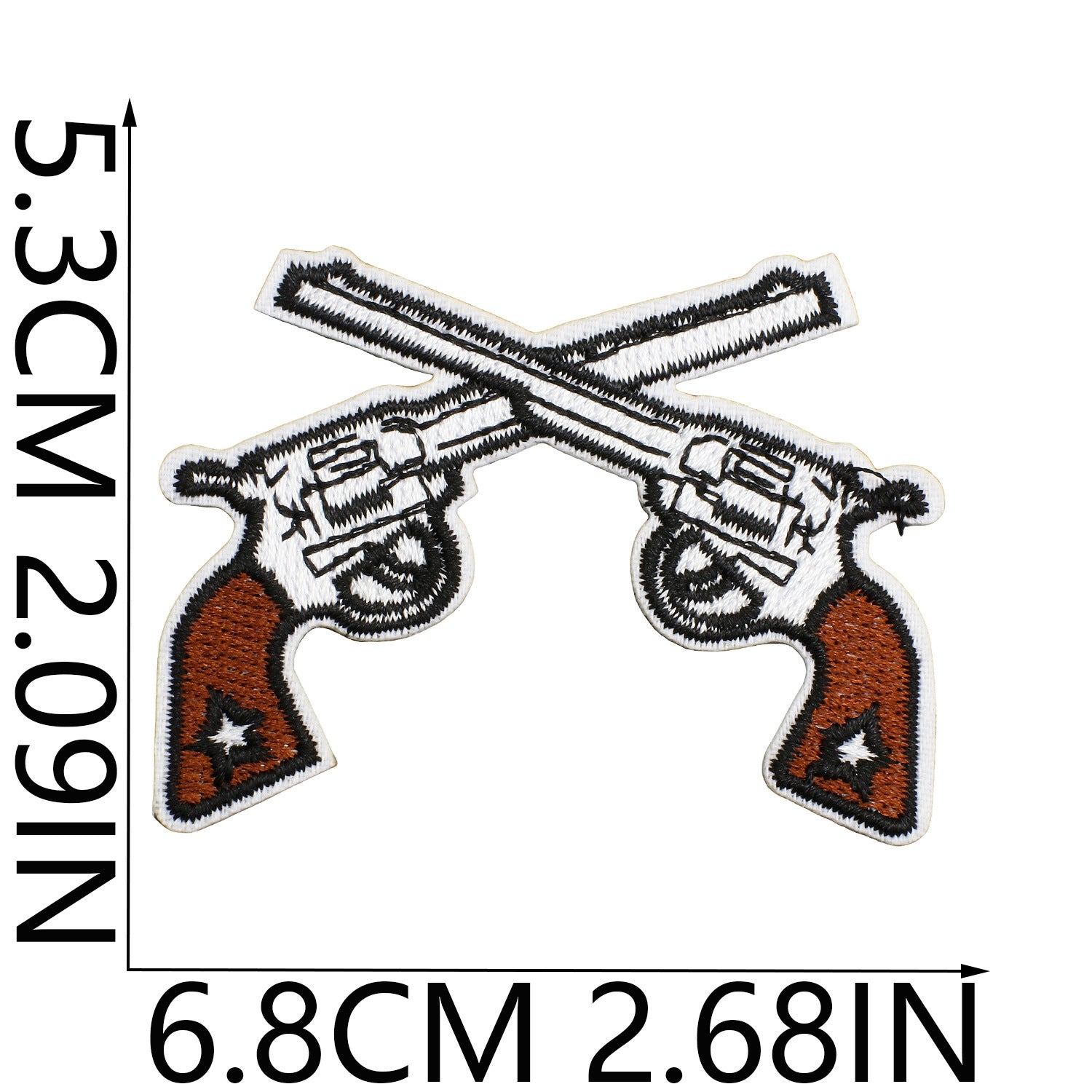 Wholesale Western Cowboy Horse Embroidery Patch Decorative Embroidered Applique For Clothing Resale