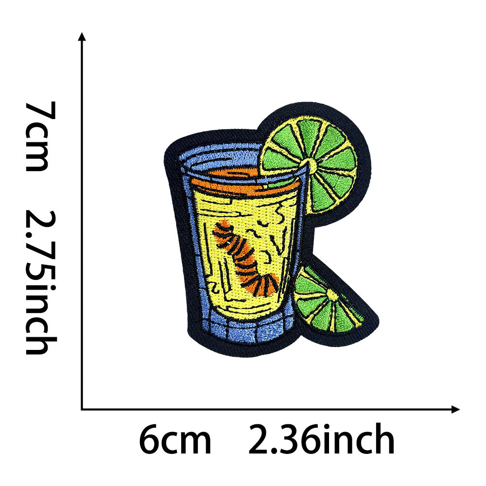 Wholesale Summer Beach Outdoor Seahorse Planet Surfboard Embroidery DIY Patches