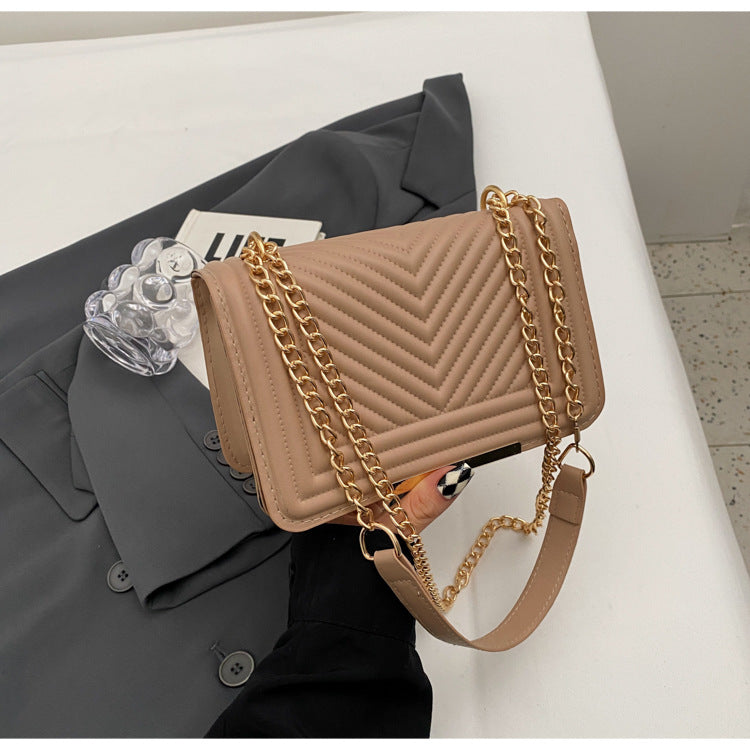 Wholesale Retro Chain Simple One-shoulder Crossbody Versatile Small Square Bag