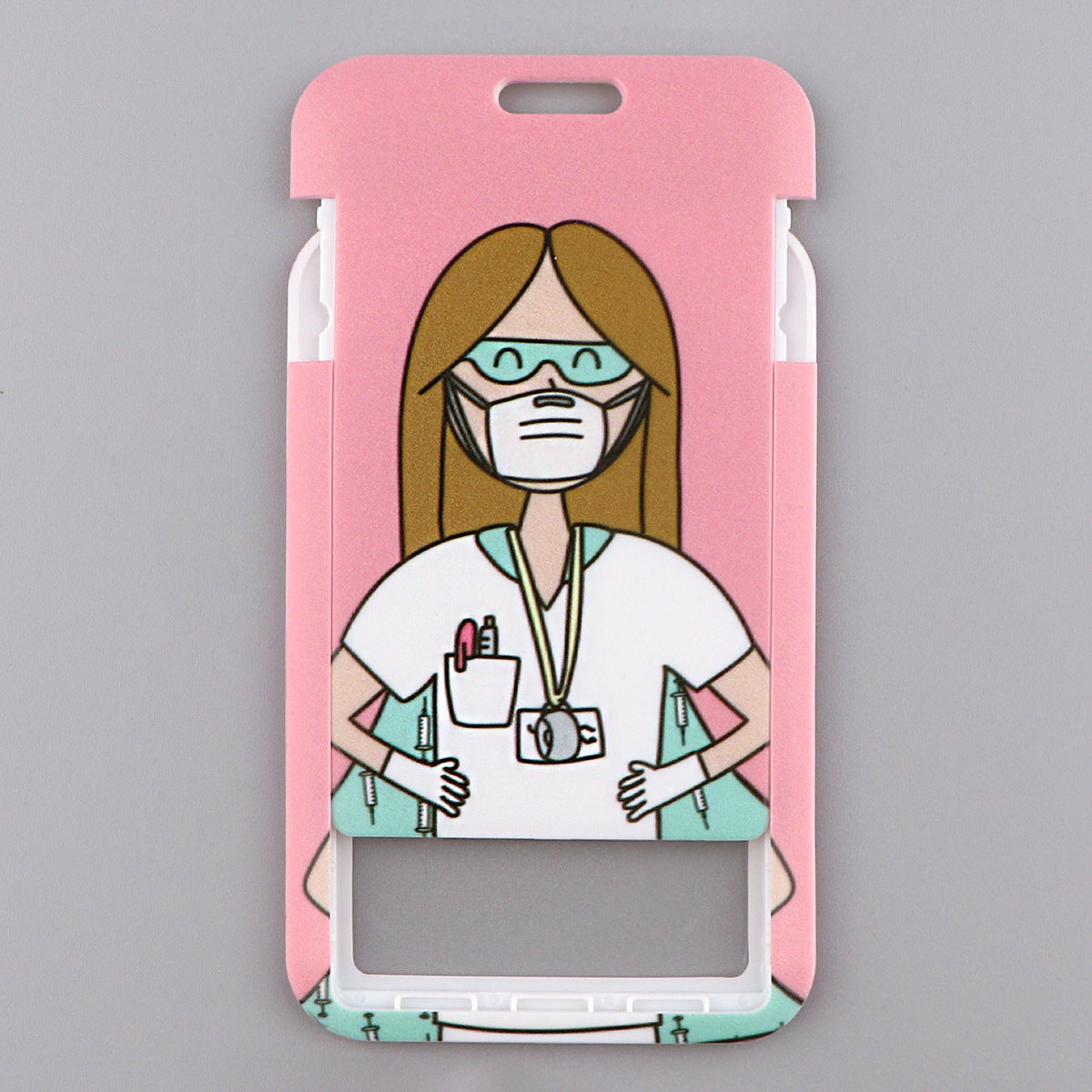 Wholesale Medical Card Holder Ribbon Polyester Cell Phone Lanyard Keychain