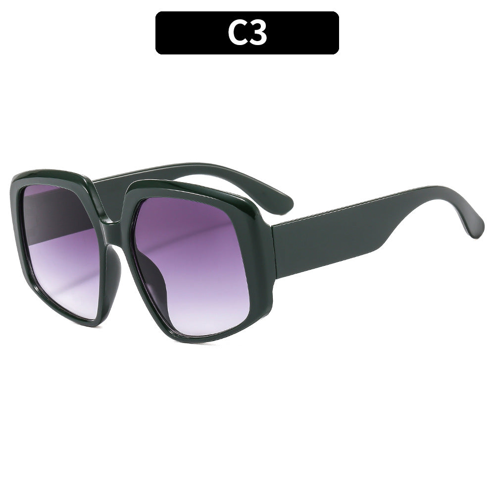 Wholesale Irregular Large Frame PC Sunglasses