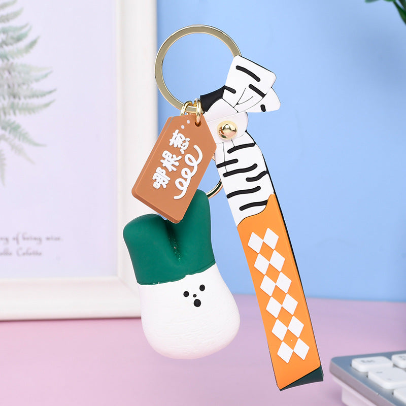 Colgante clave de la serie de la granja de nicho de PVC al por mayor