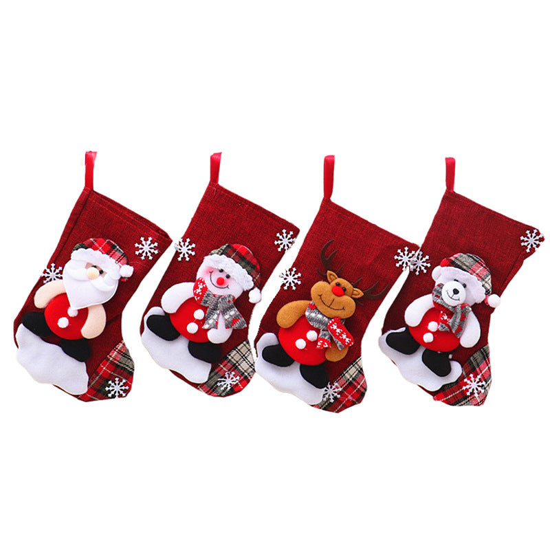 Wholesale Christmas Candy Gift Bag Decorations