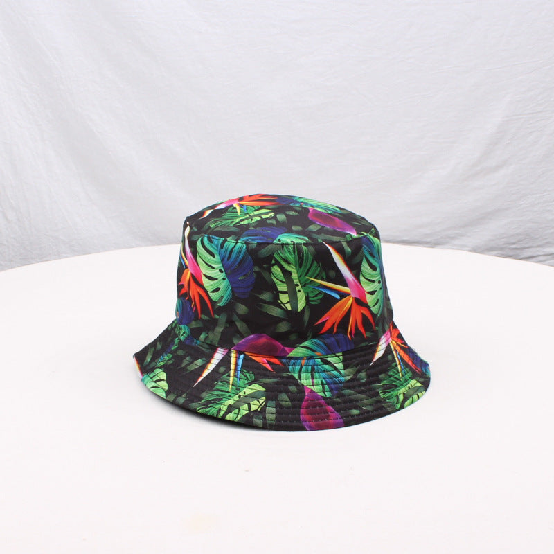 Wholesale Polyester Cotton Printed Double Sided Bucket Hat