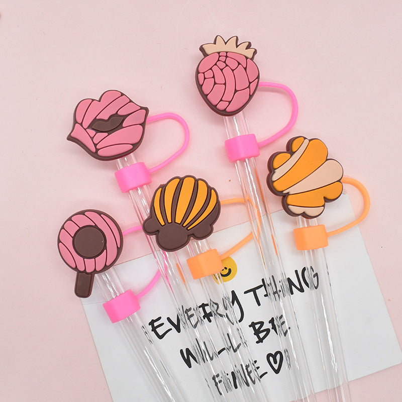 Wholesale Random 100pcs 10M bread dust plug straw  accessories