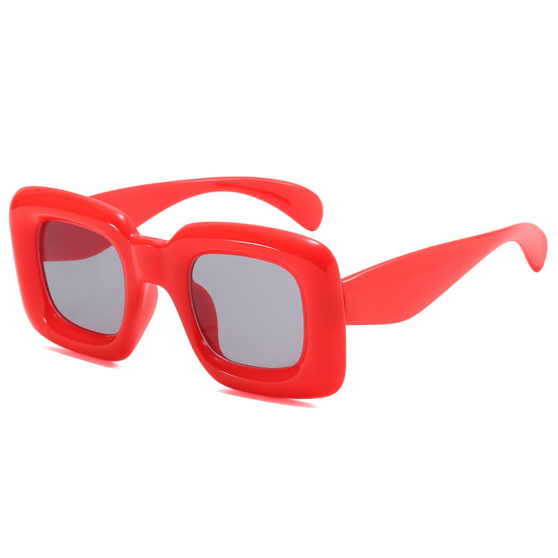 Wholesale Candy Color Children's Inflated Square Funny Sunglasses