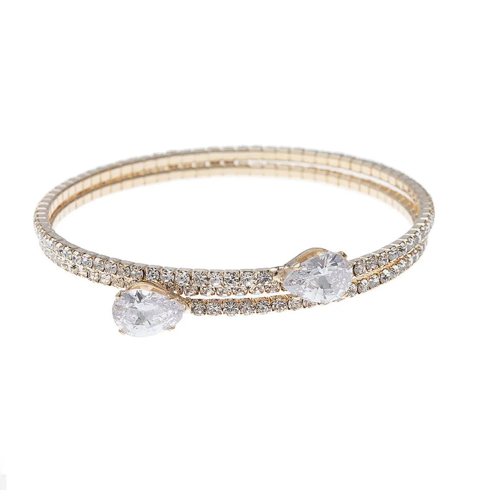 Wholesale Claw Chain Snake Rhinestone Simple Evening Fashion Zircon Bracelet