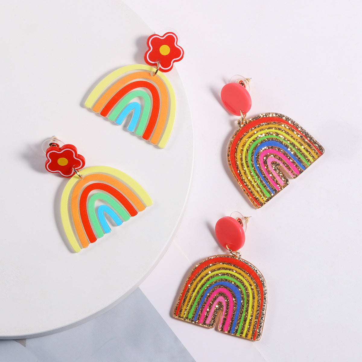 Wholesale Colorful Bohemian Rainbow Earrings