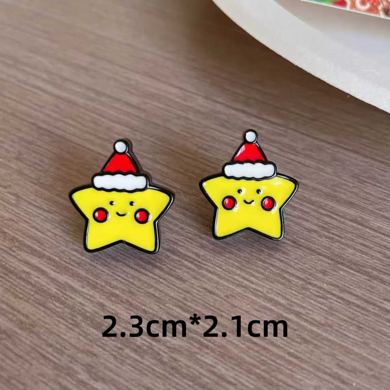 Wholesale Cute Reindeer Gingerbread Man Earrings
