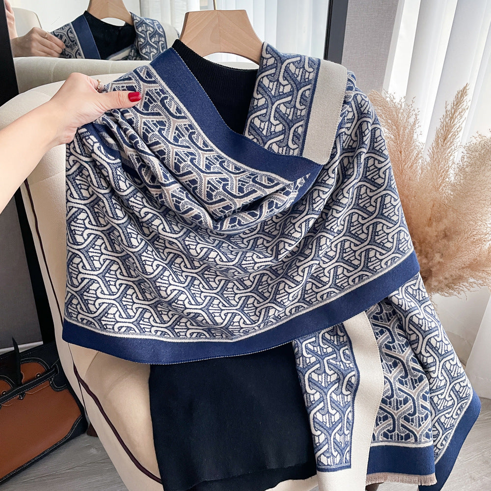 Wholesale Autumn and Winter Thick Imitation Cashmere Scarf