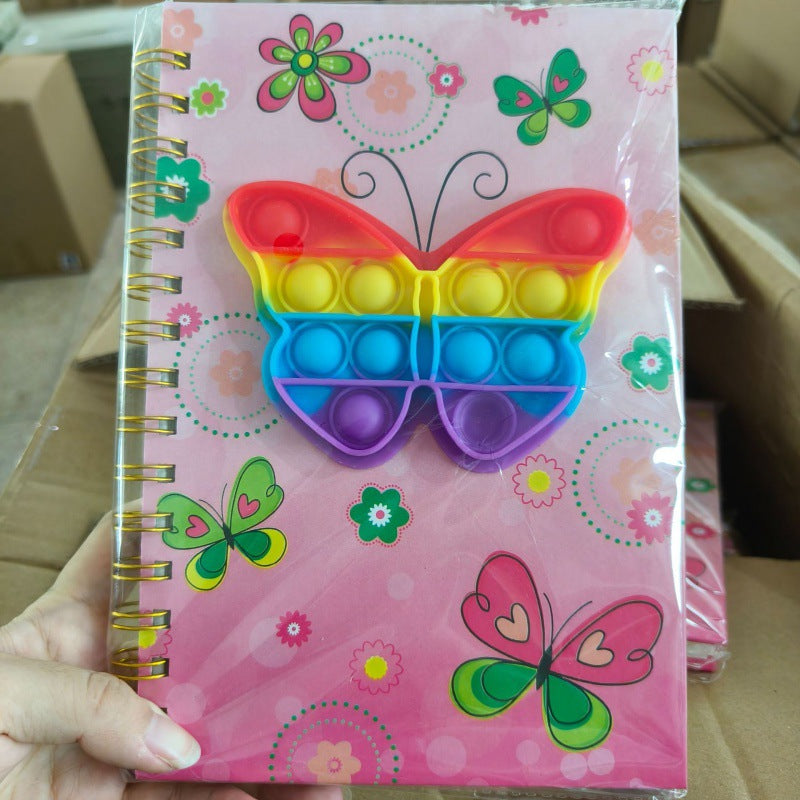 Wholesale cute cartoon coil notebook decompression notebook