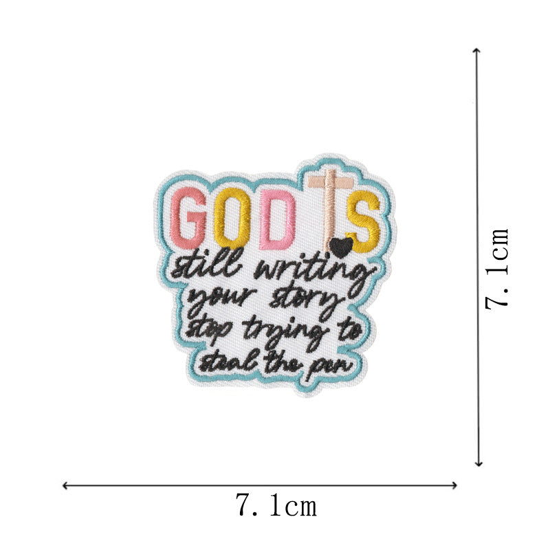 Wholesale  Bible Cloth Embroidery  DIY Patches