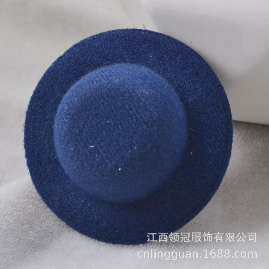 Wholesale 10pcs BJD Doll Brushed Small Top Hat Bare Hat Doll Jewelry Hat Embryo Small Jewelry Raw Material Toy Bare Hat 8cm