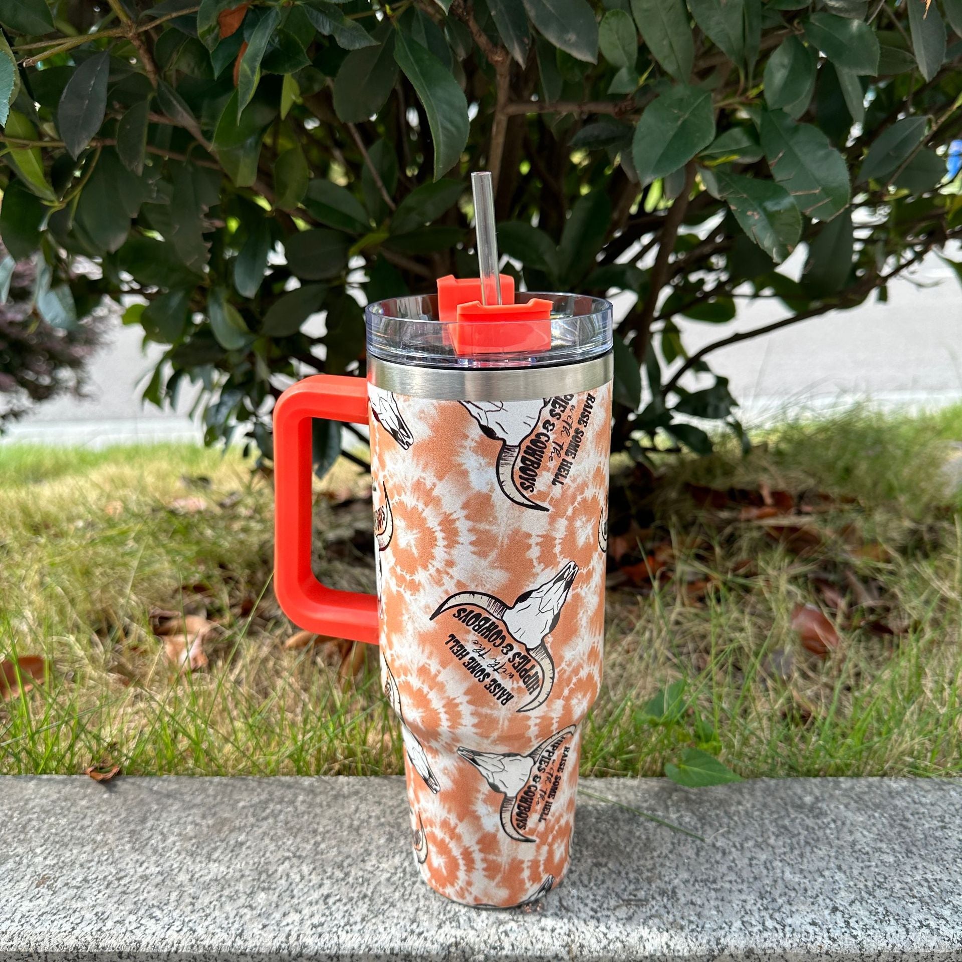 Wholesale Tumbler 40OZ Printed Stainless Steel Thermos Cup Ice Bullies Cup