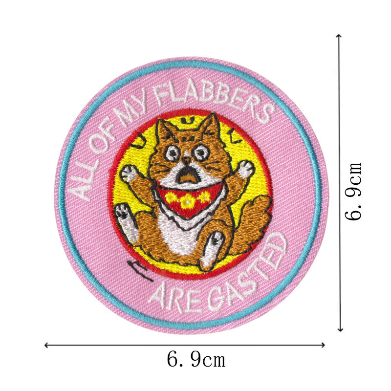 Wholesale Chic Embroidered Animal Patches 50 Pack Cute Duck Cat Fox Sew On Badges For ets Bags DIY Craft Accessory