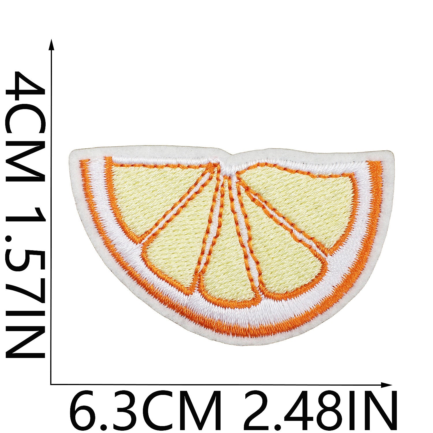 Wholesale Cartoon Orange Series Embroidery DIY Patches