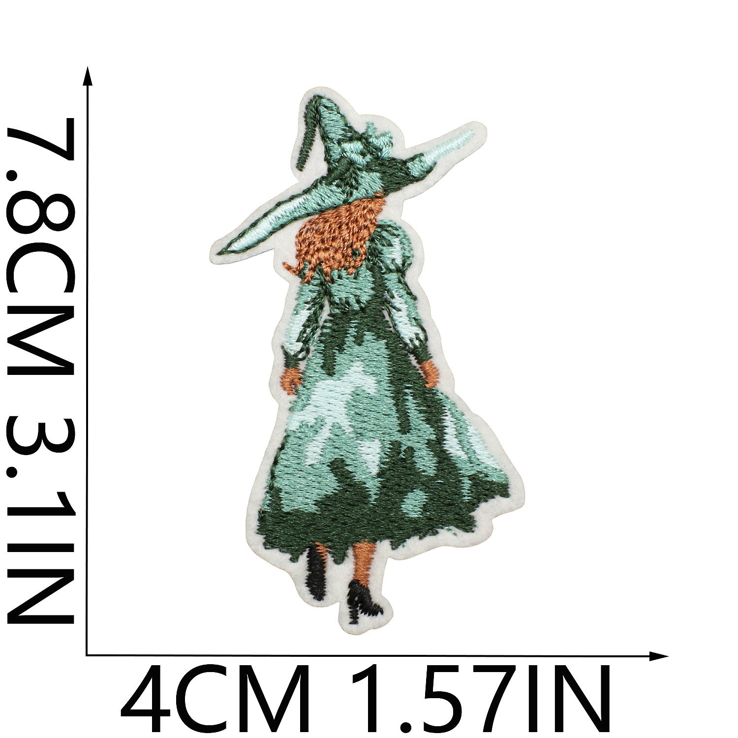 Wholesale Jungle land Witch Embroidery DIY Patches