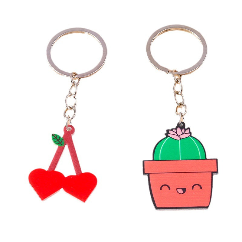 Wholesale Pizza Chips Cartoon Cute Simulation Keychain
