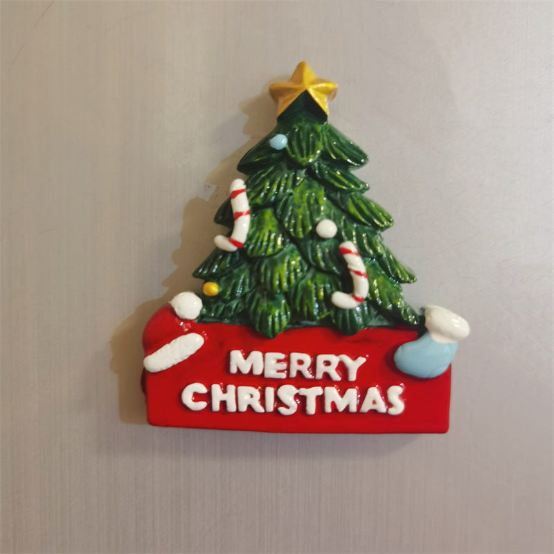 Wholesale Christmas Elderly Refrigerator Stickers Decoration