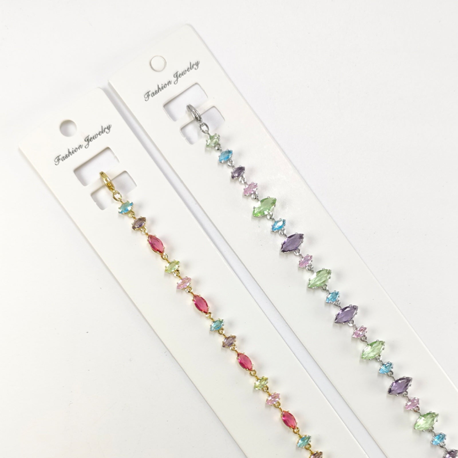 Wholesale Colored zircon full diamond bracelet