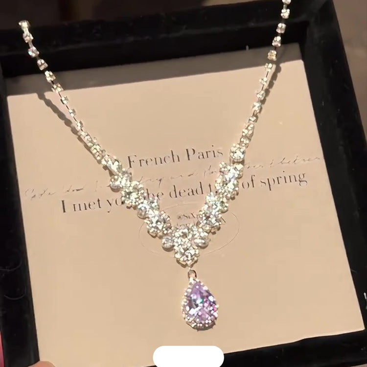 Wholesale Red M bean balloon dog pendant necklace