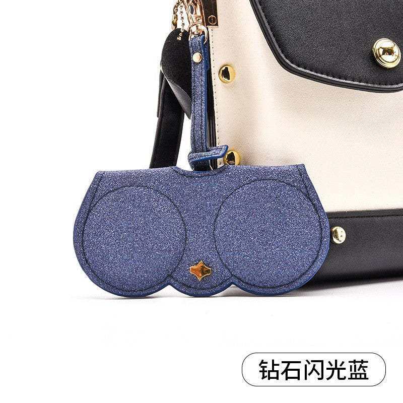 Wholesale Glasses clip soft bag portable sunglasses frame protection box