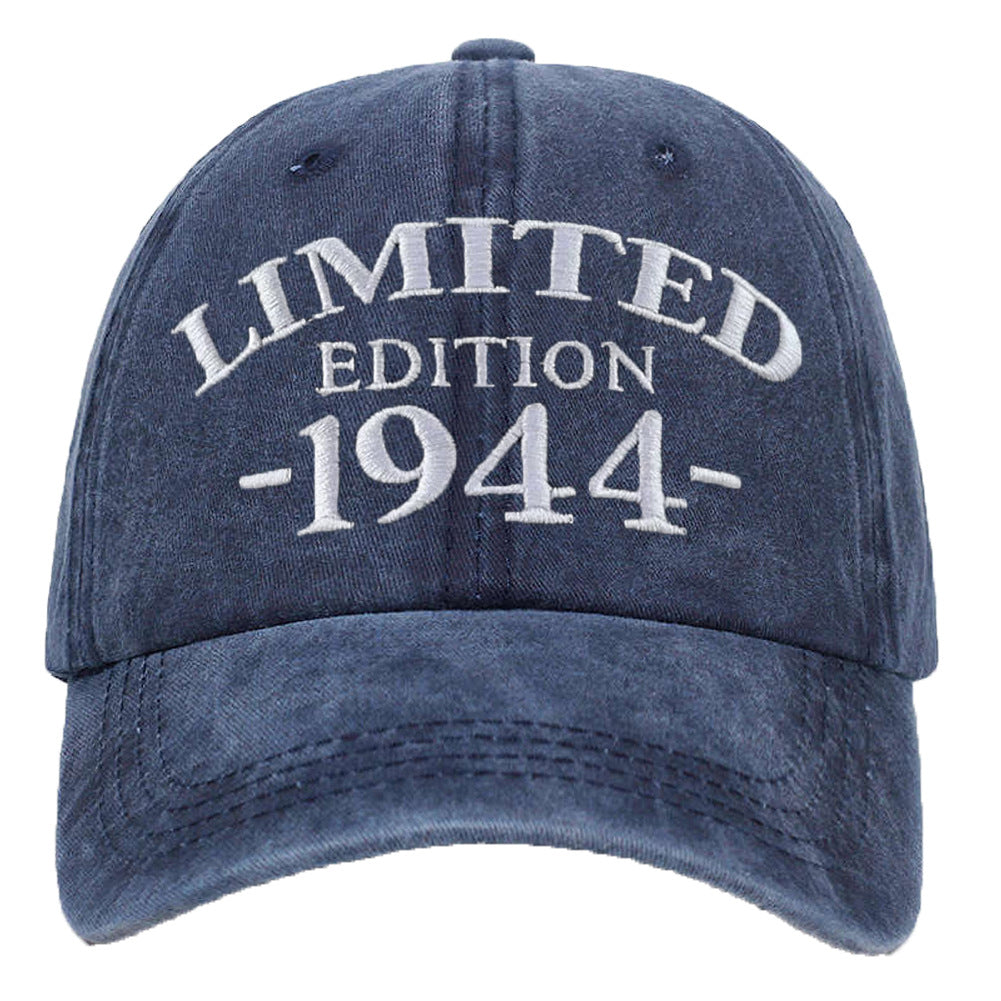 Wholesale 1940-1949 Embroidered Adjustable Washed Cotton Baseball Cap