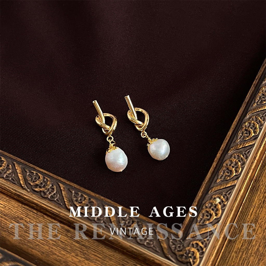 Wholesale Antique Baroque Freshwater Pearl Earrings