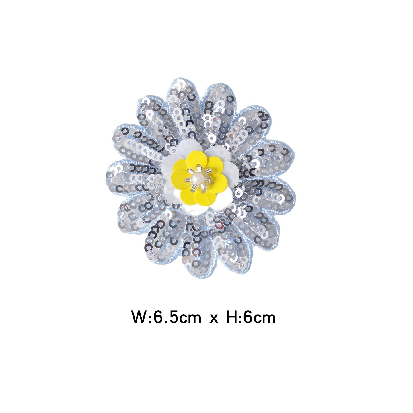 Wholesale Decorative Embroidered Sequin Sunflower Patch For Clothing Suits Shirts Towels DIY Gift Resale