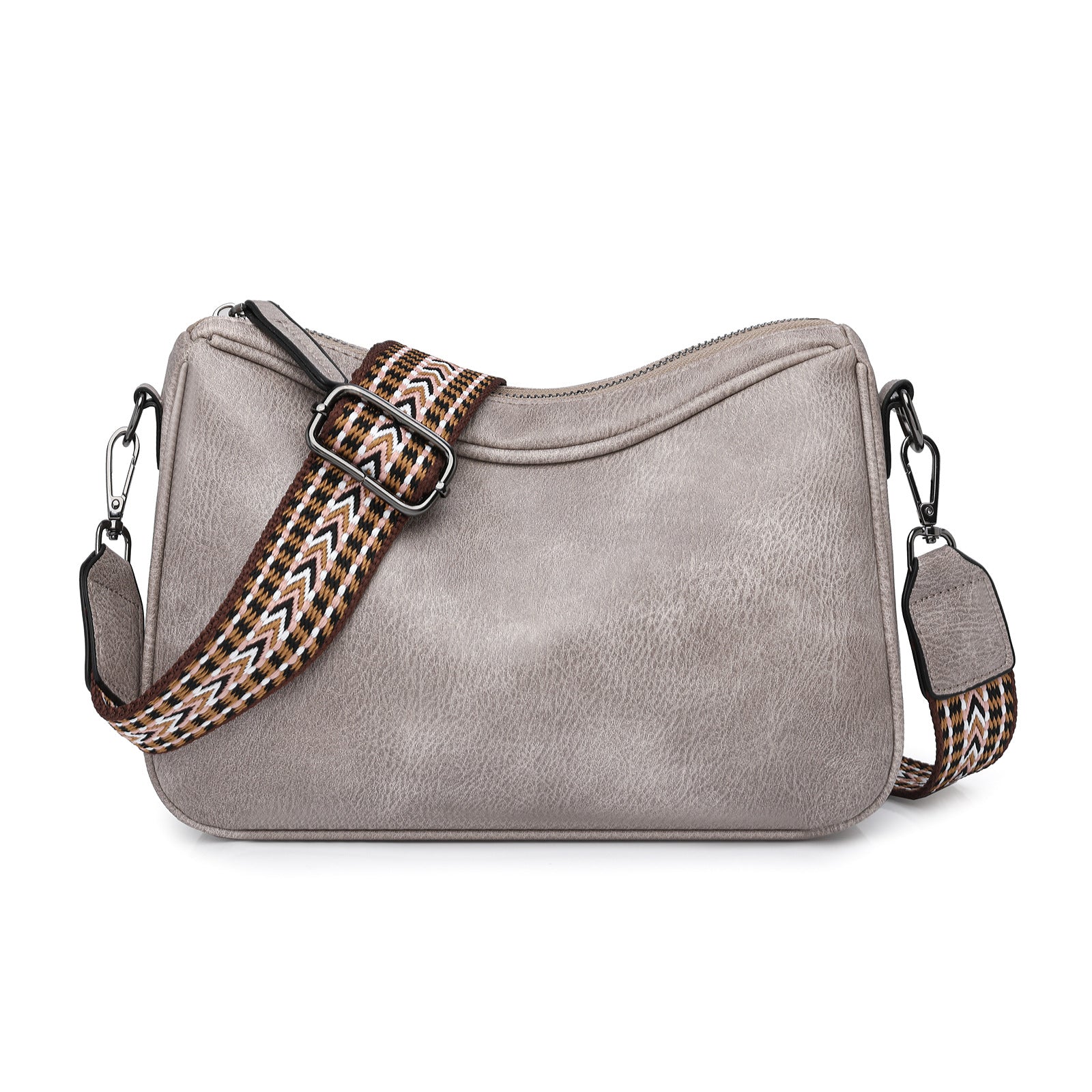 Wholesale Solid color design fashionable shoulder crossbody bag