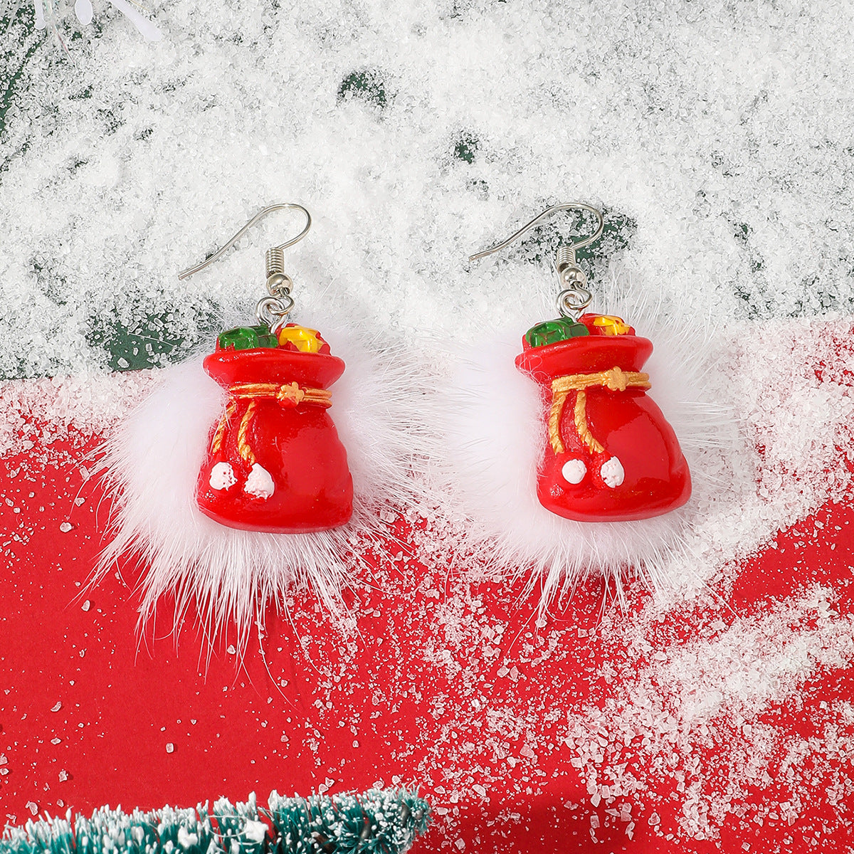Wholesale Christmas Series Cute Cartoon Earrings