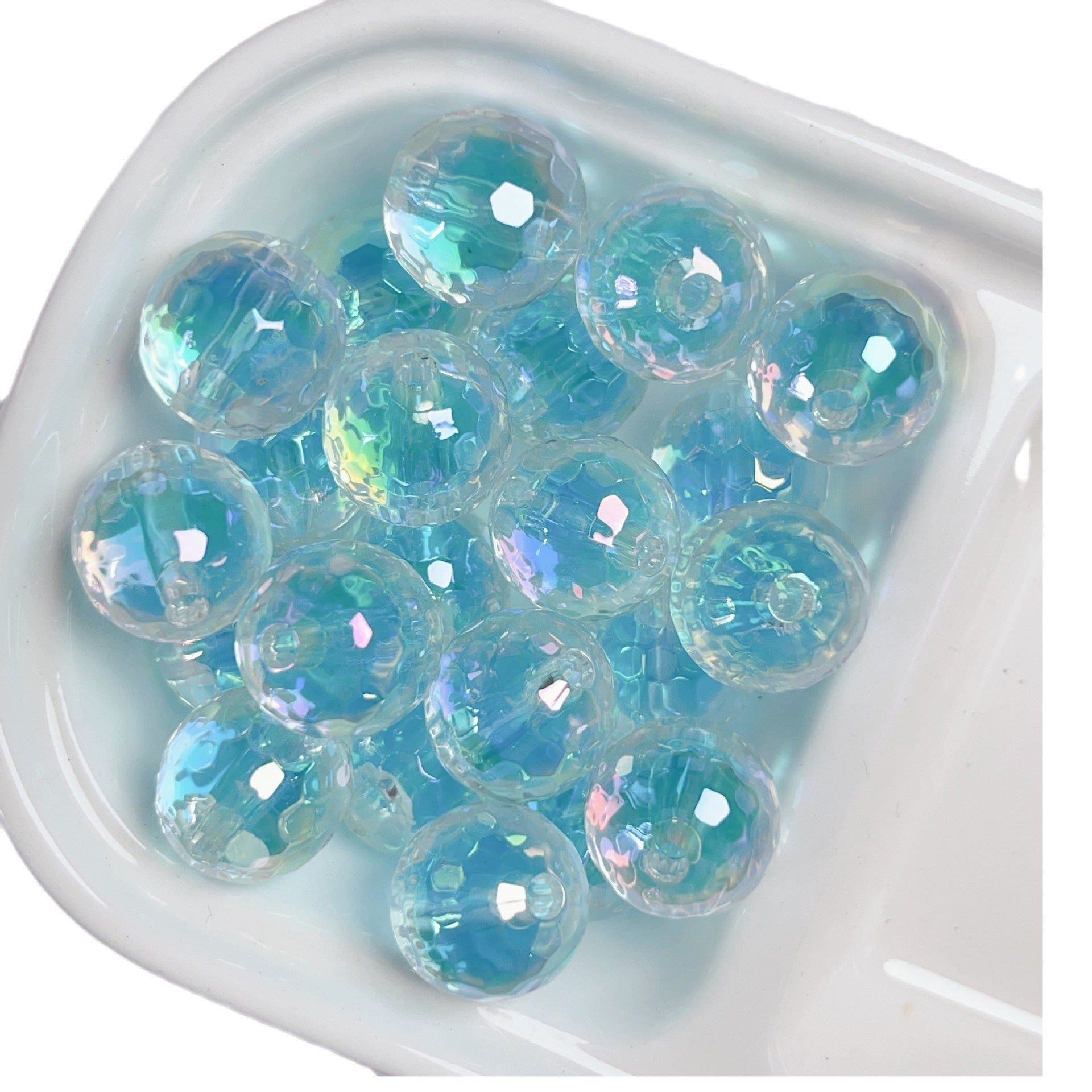 Wholesale 10pcs 16mm high quality uv cut sugar heart straight hole beads