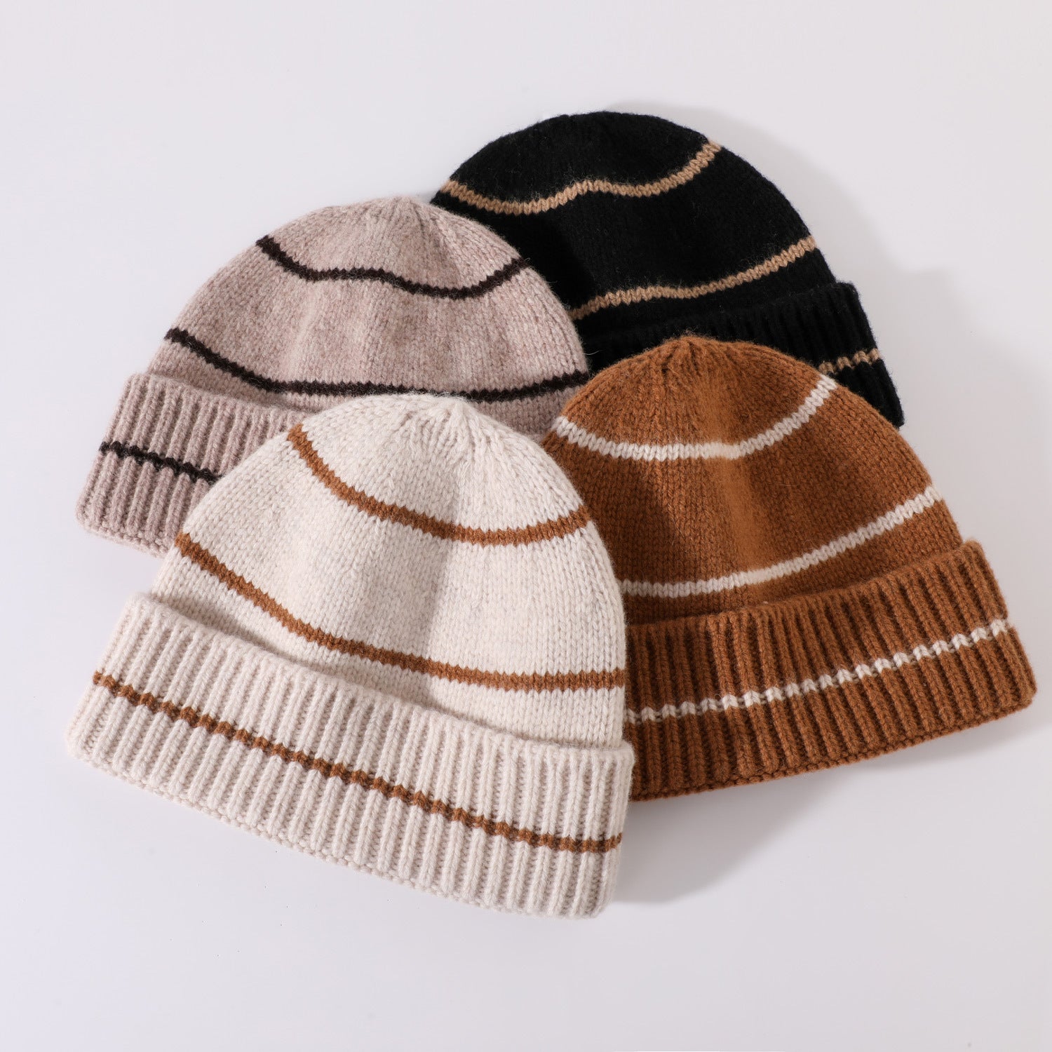 Wholesale Winter Wool Striped Hat