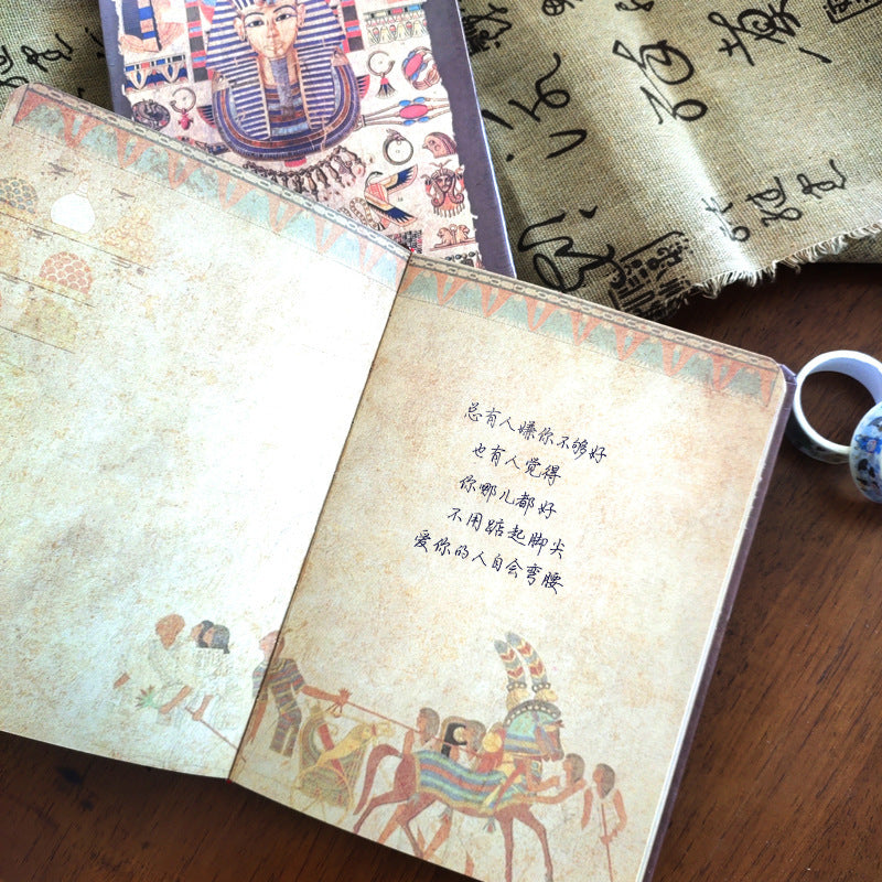 Wholesale Kraft Paper A5 Retro Color Page Illustration Culture Notebook