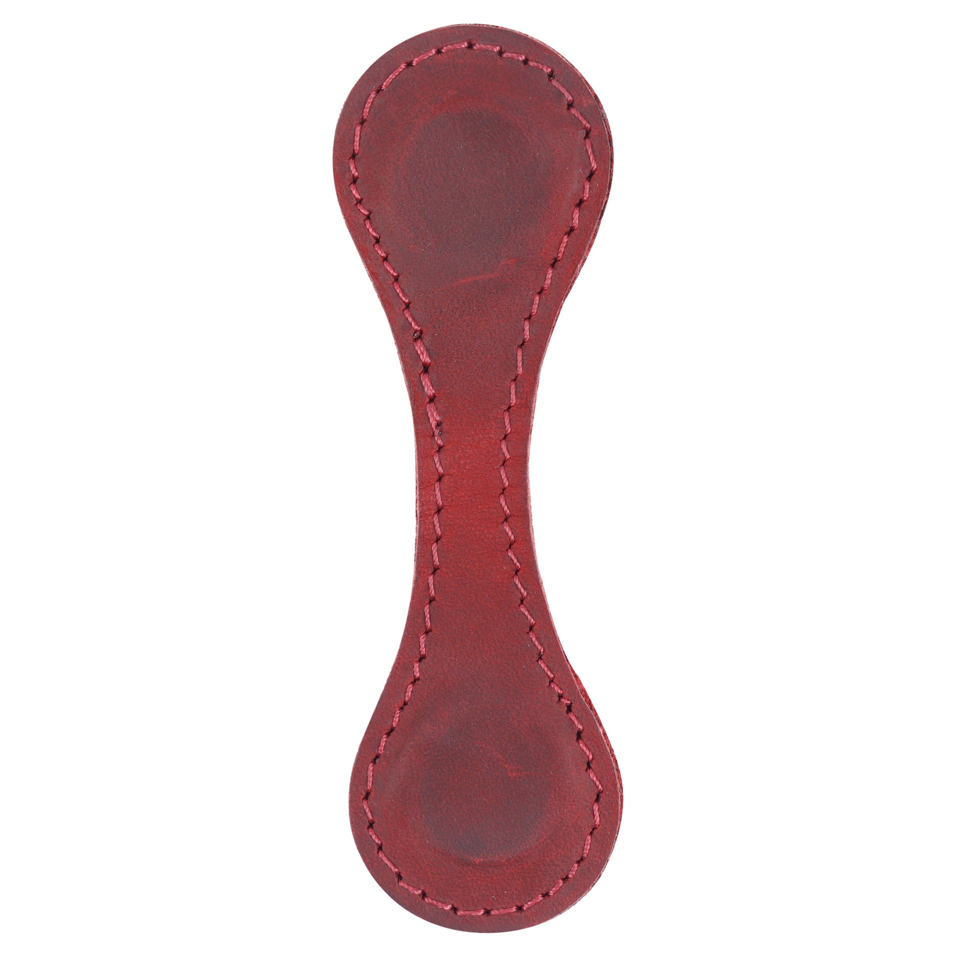 Wholesale Crazy horse leather double-sided magnetic bookmark clip