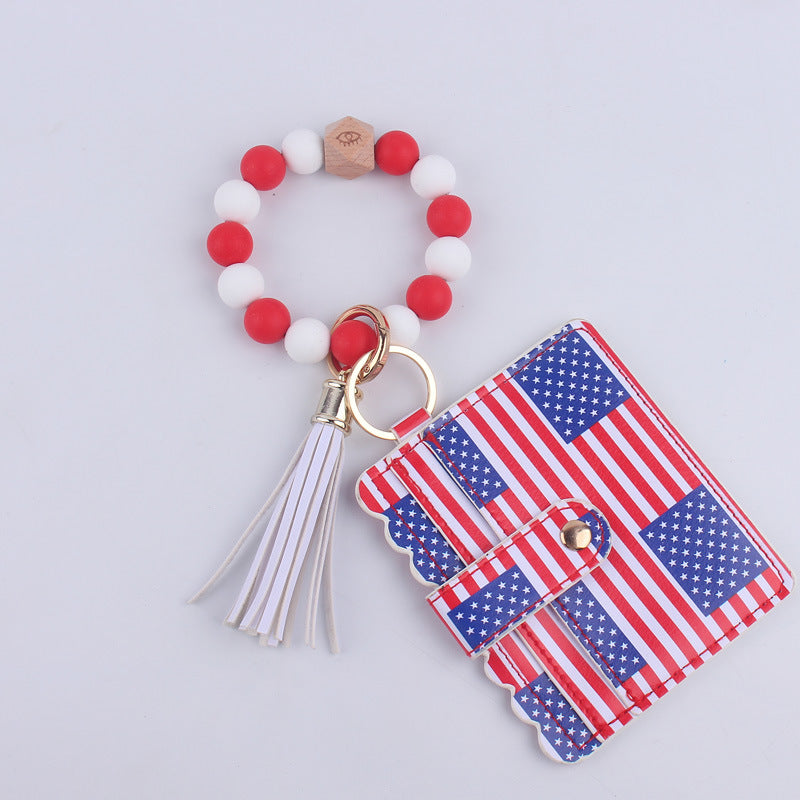 Wholesale New cartoon printed cow card holder jewelry silicone bracelet