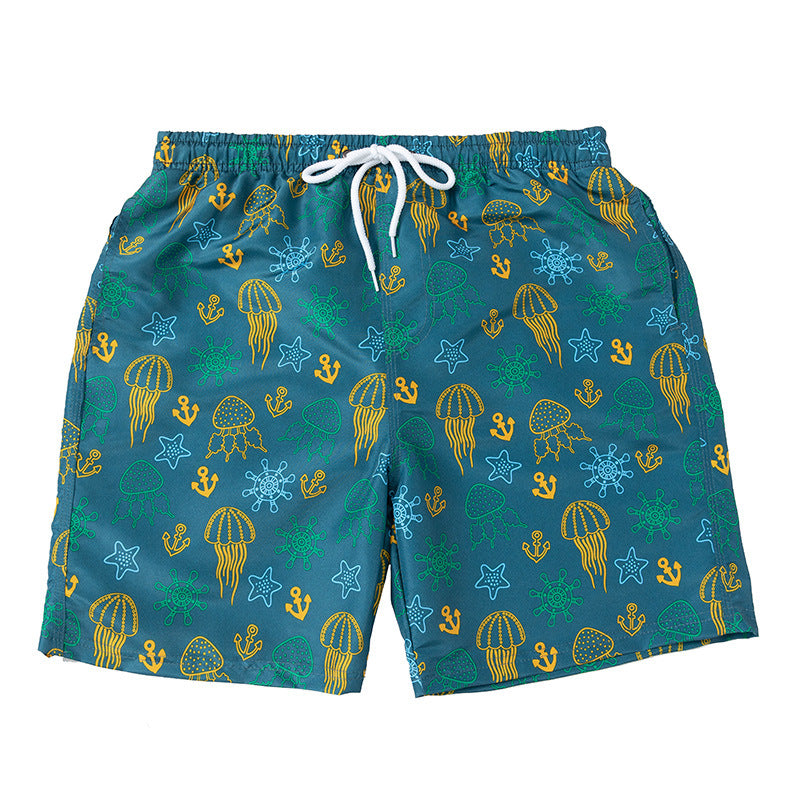 Wholesale Large Size Waterproof Beach Shorts Loose Fit Swimwear