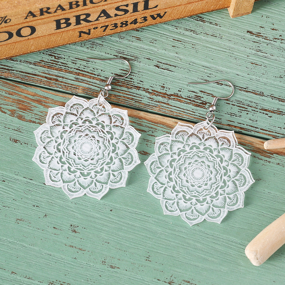 Wholesale Ethnic Bohemian Flower Earrings