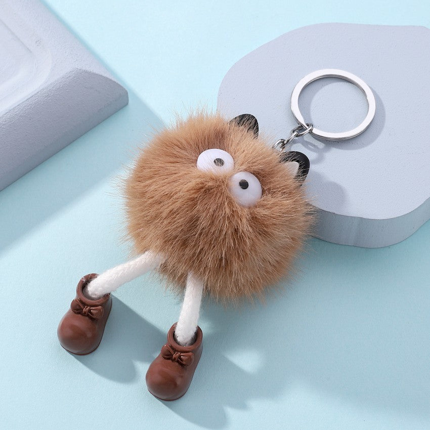 Wholesale Cartoon Small Monster Animal Plush Keychain