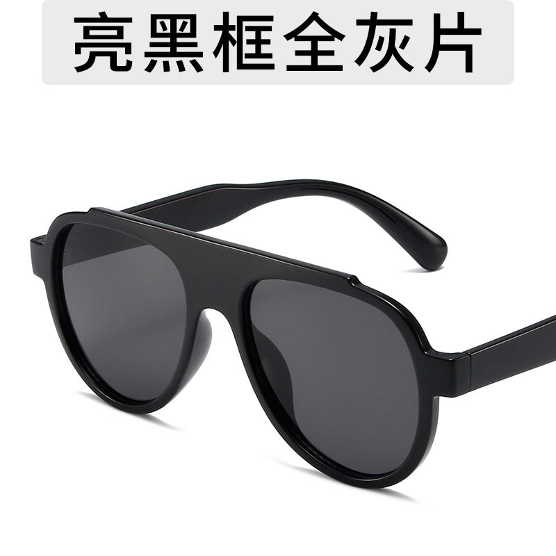 Wholesale Large frame leopard print sunglasses