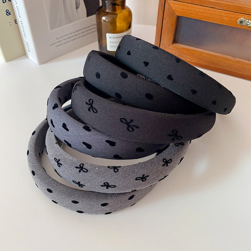 Wholesale Korean style wide-brimmed bow headband