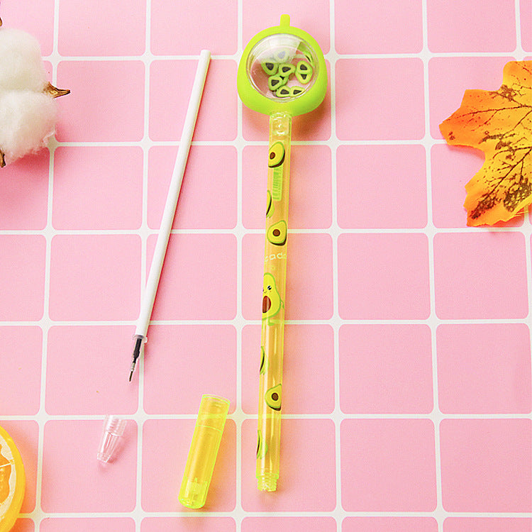 Lápiz de gel de zanahoria de frutas de plástico de plástico al por mayor