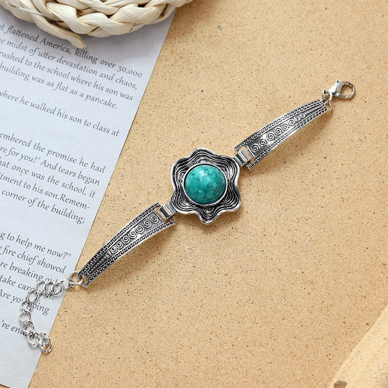Wholesale Colored Stone All-match Simple Bracelet
