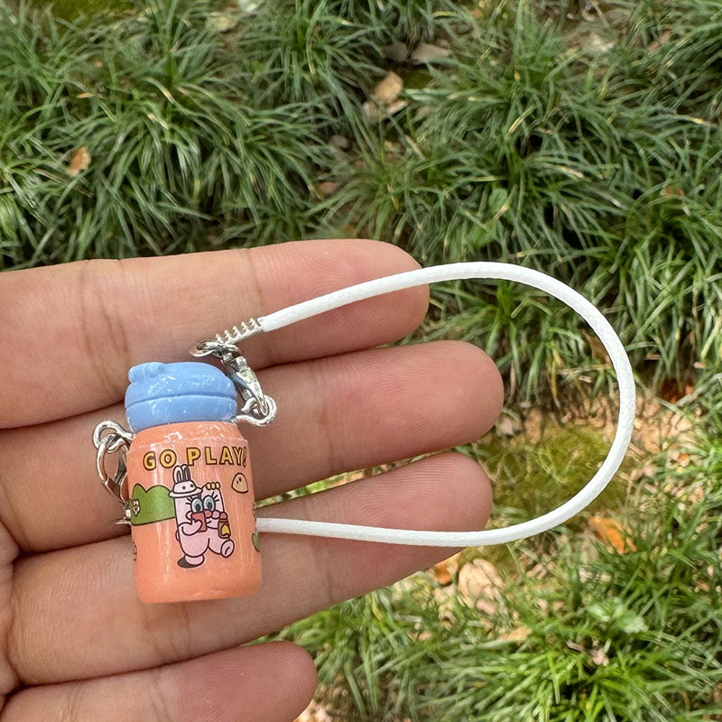Wholesale Mini kettle thermos cup pendant cute small bottle doll accessories