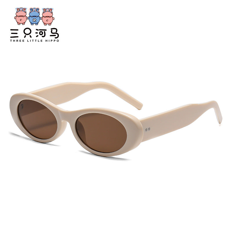 Wholesale Oval Frame Small Frame Sunglasses
