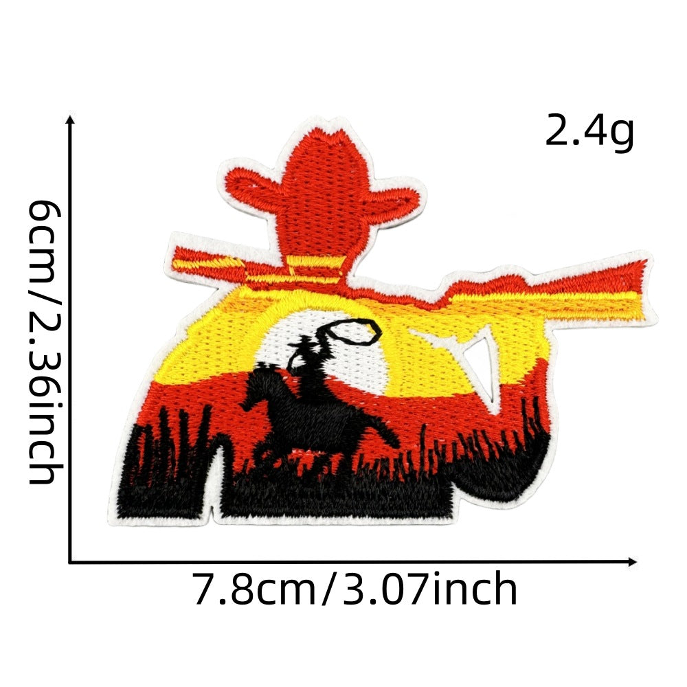 Wholesale Western Boy Denim Patch