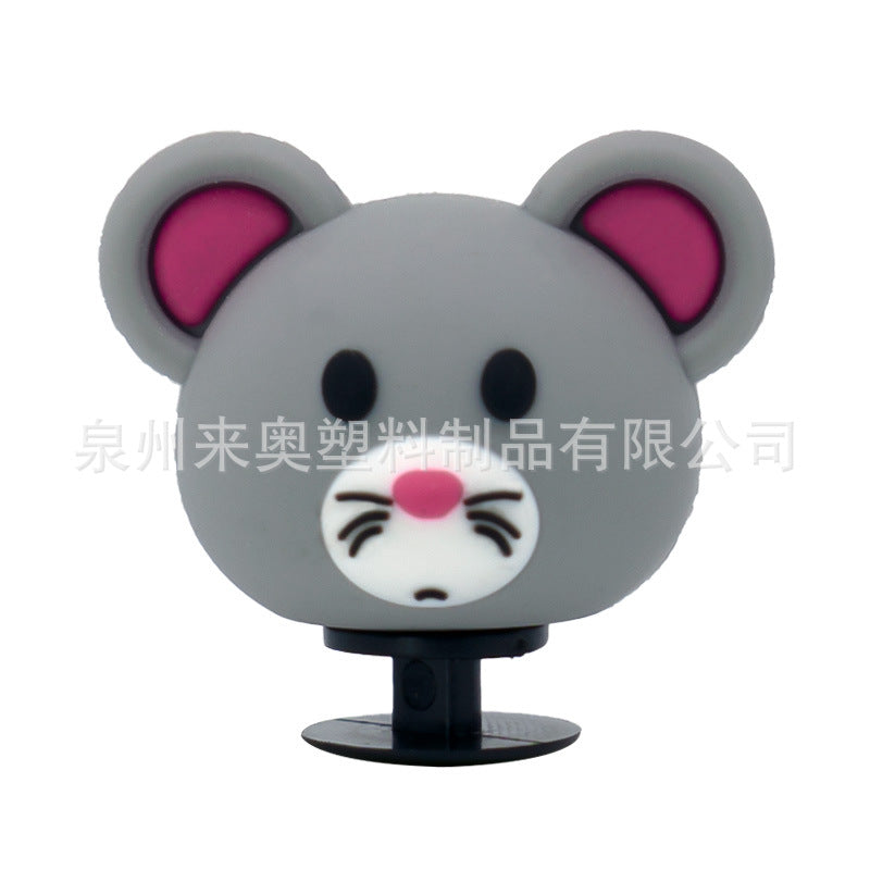 Wholesale 5pcs Cute cartoon animal garden 3D hole shoes decorative accessories